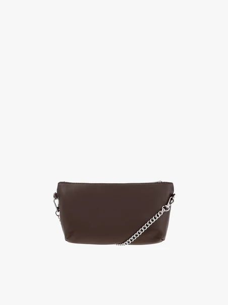 Braune Handtasche mit Kette