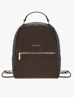 Brauner Lederrucksack medium
