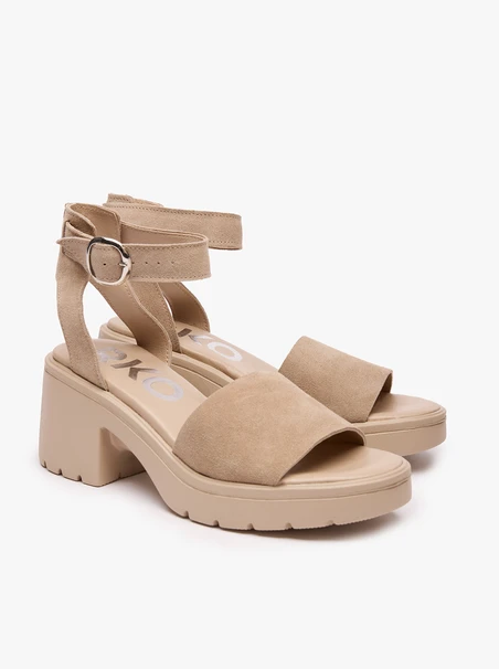 Sand-Sandalen mit Trapper-Boden