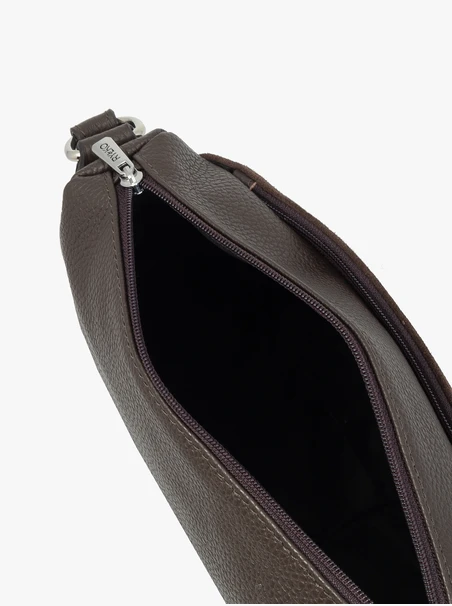 Dunkelbraune Handtasche