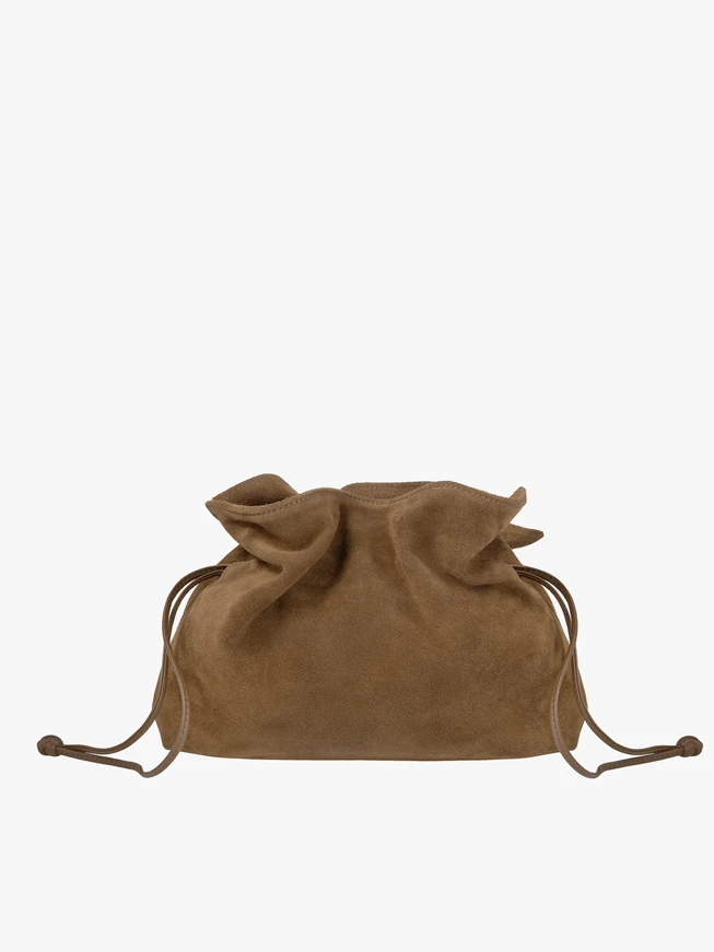 Hellbraune Gepäckträgertasche