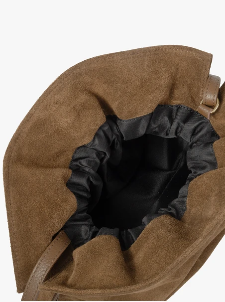 Hellbraune Gepäckträgertasche