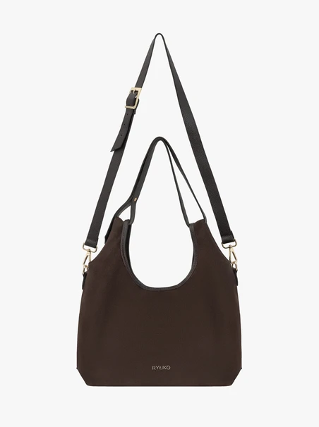 Braune große A4-Tasche