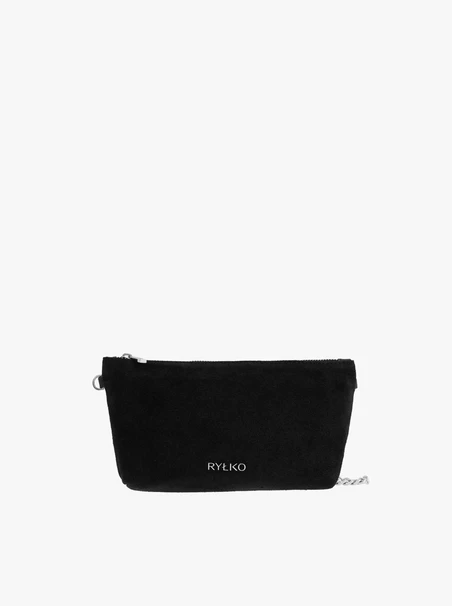 Schwarze Kettenhandtasche