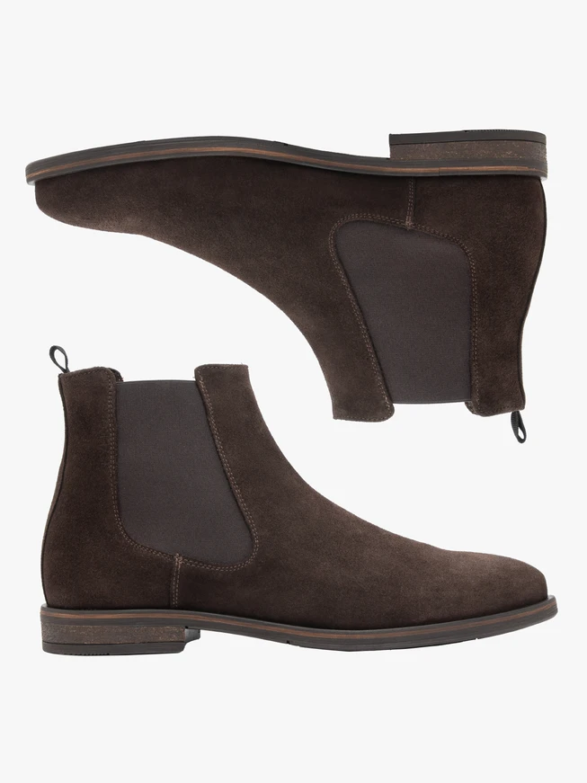 Braune Velours-Pantoffeln