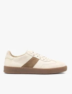 Sportliche Halbschuhe in Creme und Beige