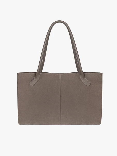 Große braune Ledertasche