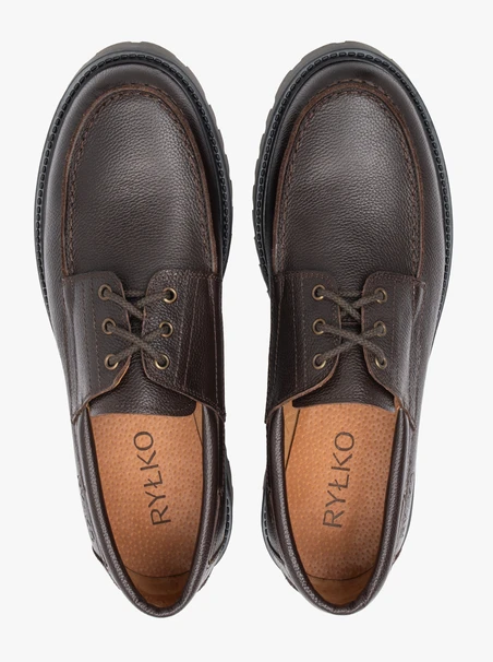 Dunkelbraune Boat-Shoes