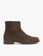 Braune Veloursstiefel
