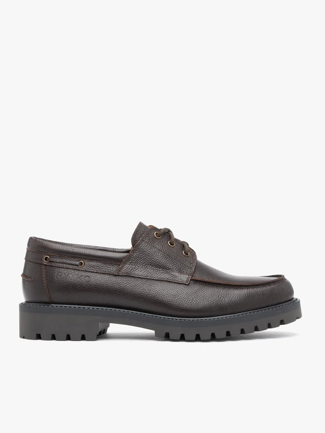 Dunkelbraune Boat-Shoes