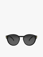 Runde schwarze Sonnenbrille