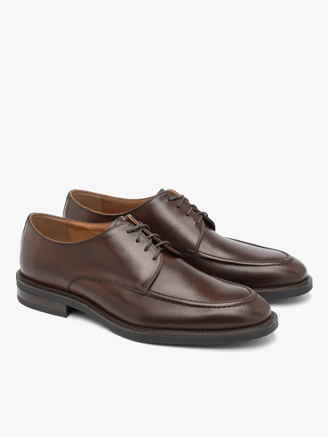 Braune formelle Halbschuhe der Spitzenklasse