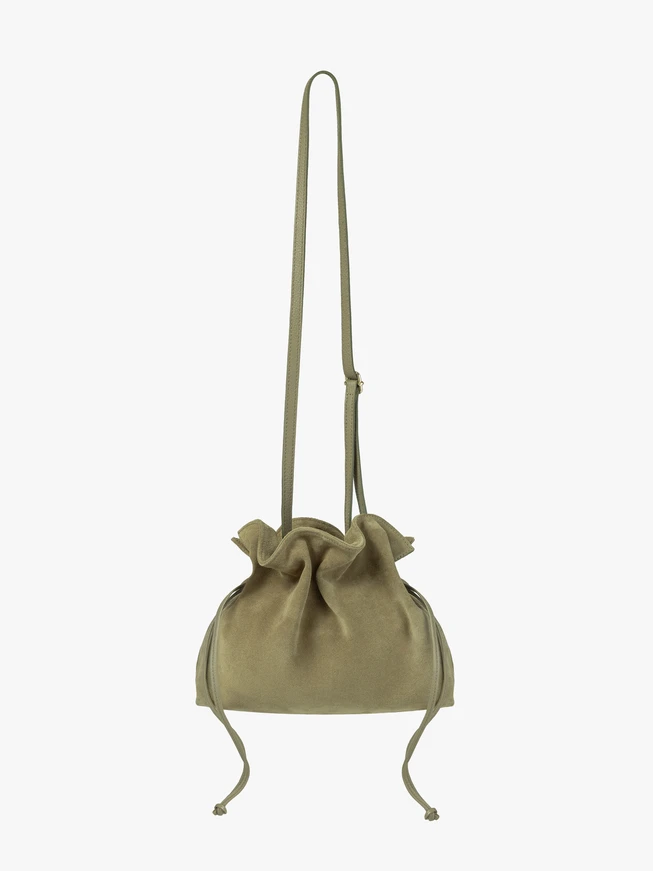 Gepäckträgertasche in Olive