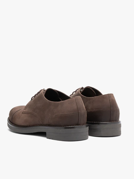 Braune Lederhalbschuhe