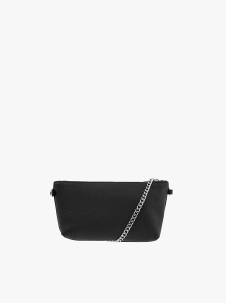 Schwarze Kettenhandtasche