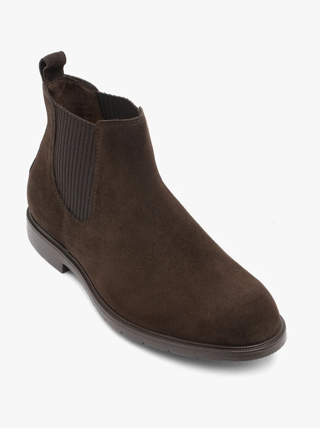 Braune Velours-Pantoffeln