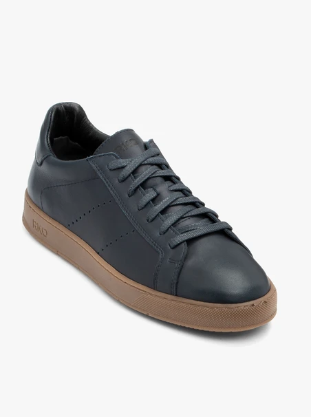 Marineblaue sportliche Halbschuhe