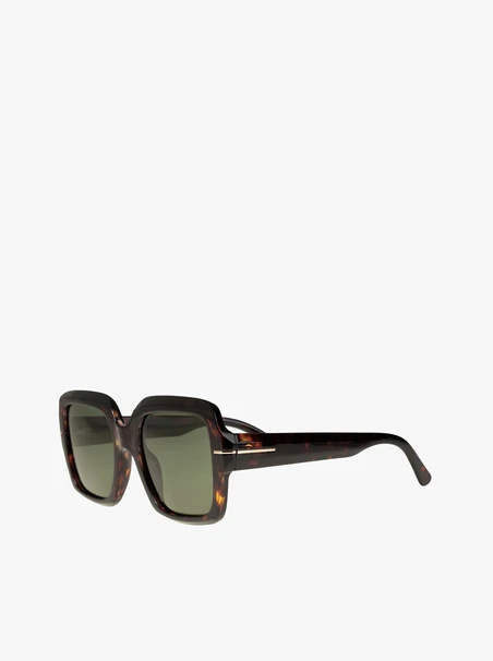 Quadratische Sonnenbrille mit Pantherrahmen