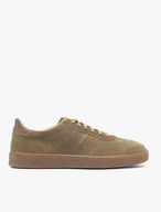 Olive-braune sportliche Halbschuhe