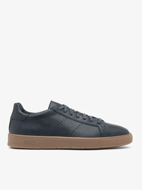 Marineblaue sportliche Halbschuhe