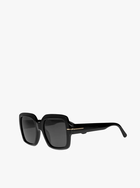 Quadratische Sonnenbrille schwarz