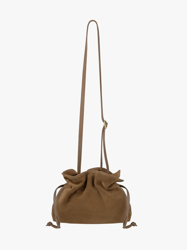 Hellbraune Gepäckträgertasche