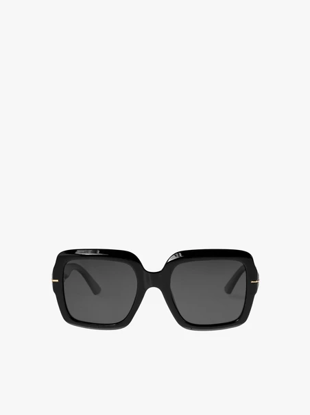 Quadratische Sonnenbrille schwarz