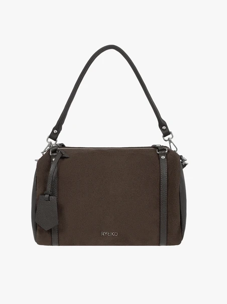 Dunkelbraune Handtasche