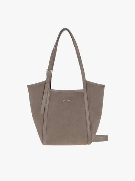 Braune mittelgroße Handtasche