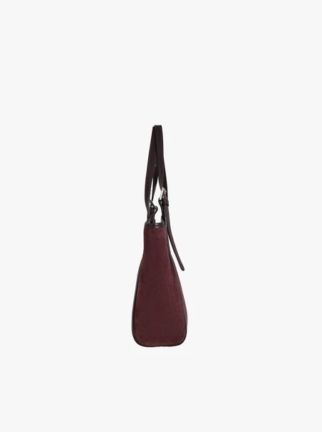 Kastanienbraune elegante Handtasche