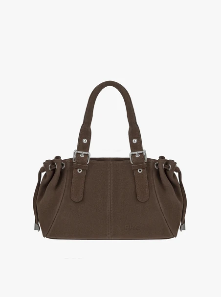 Braune mittelgroße Handtasche