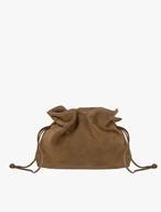 Hellbraune Gepäckträgertasche