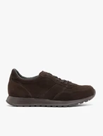 Dunkelbraune Sporthalbschuhe