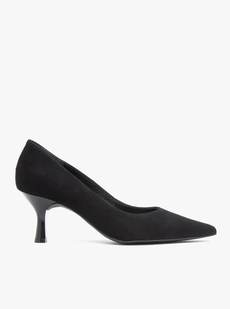 Schwarze Stiletto-Pumps