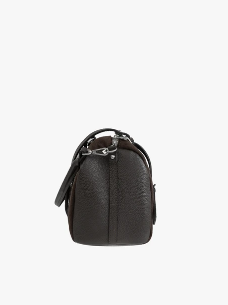 Dunkelbraune Handtasche
