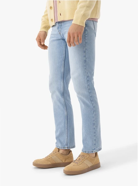 Beige Sporthalbschuhe