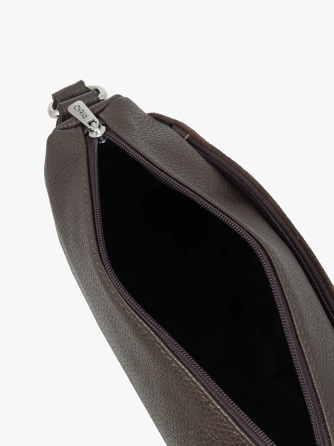 Dunkelbraune Handtasche