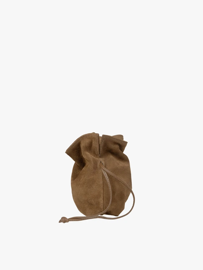Hellbraune Gepäckträgertasche