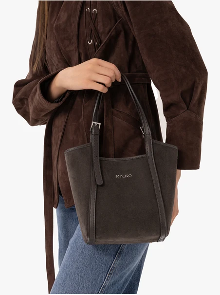 Braune elegante Handtasche