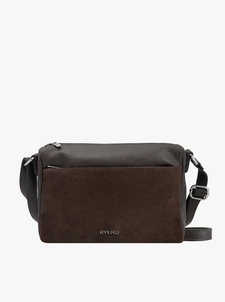 Dunkelbraune Handtasche