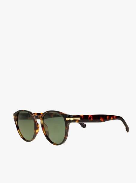 Sonnenbrille mit Leopardenmusterrahmen