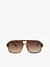 Unisex-Sonnenbrille mit Pantherrahmen
