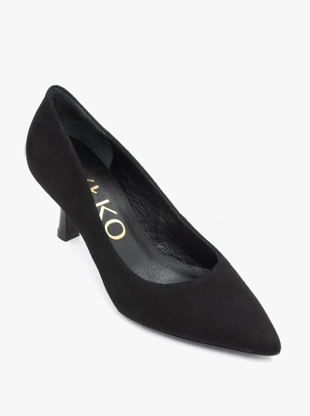 Schwarze Stiletto-Pumps