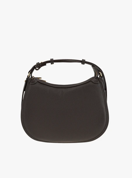 Braune Handtasche mit Krokodilleder-Optik