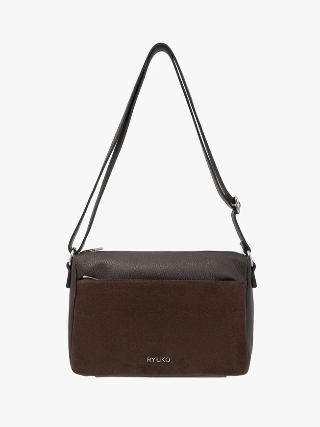 Dunkelbraune Handtasche