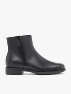 Schwarze Lederstiefel