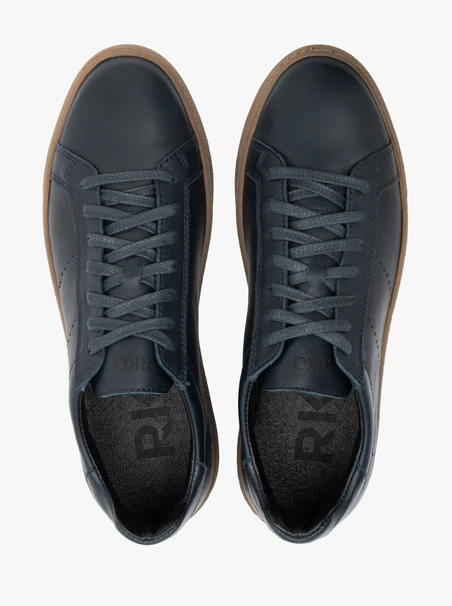 Marineblaue sportliche Halbschuhe