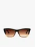 Sonnenbrille mit getönten Gläsern