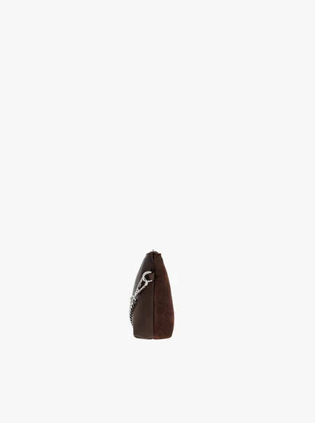 Braune Handtasche mit Kette