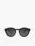 Runde schwarze Sonnenbrille
